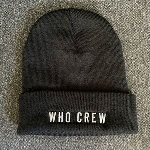 Betty Who “Who Crew” Black Beanie